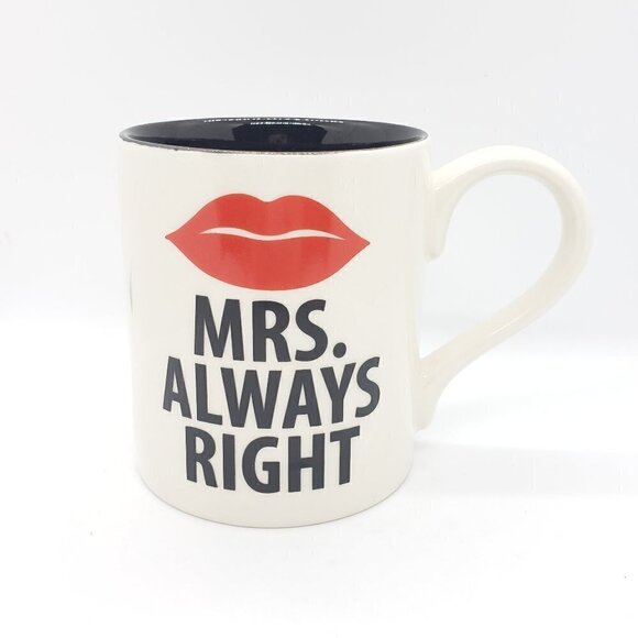 Mr Mrs Always Right Mugs Set Of Two - Picture 3 of 8